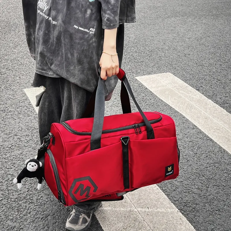 MTribe Nylon Travel Bag Unisex Multicolor-19