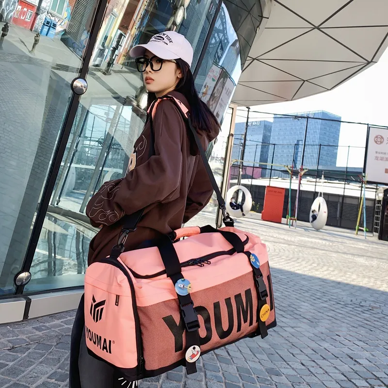 MTribe Oxford Travel Bag Unisex Black/Yellow/Pink/Gray/Red/Turquoise/Army Green-18