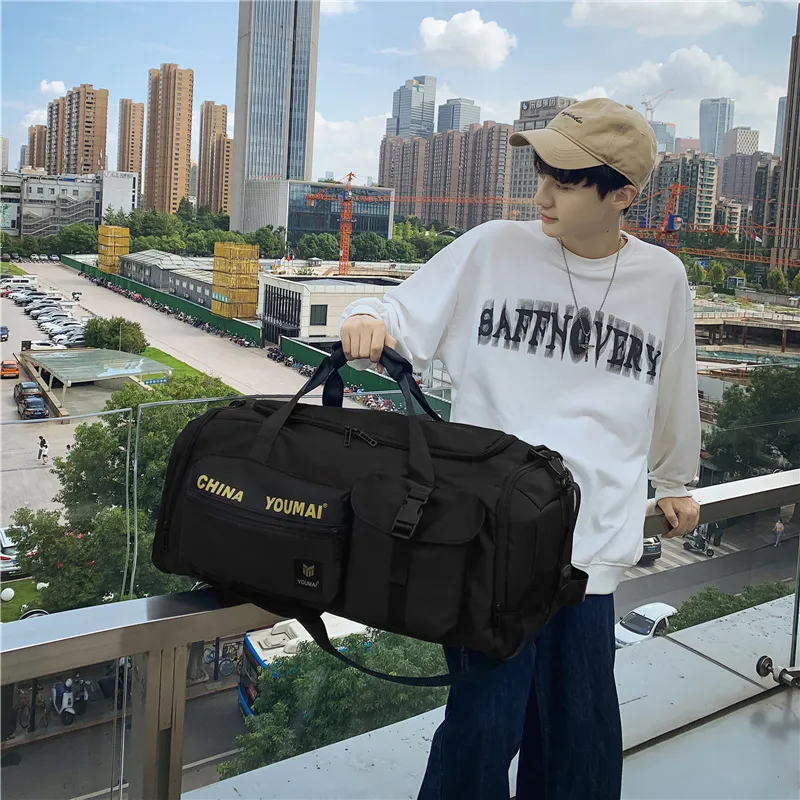 MTribe Nylon Travel Bag Unisex Multicolor-22