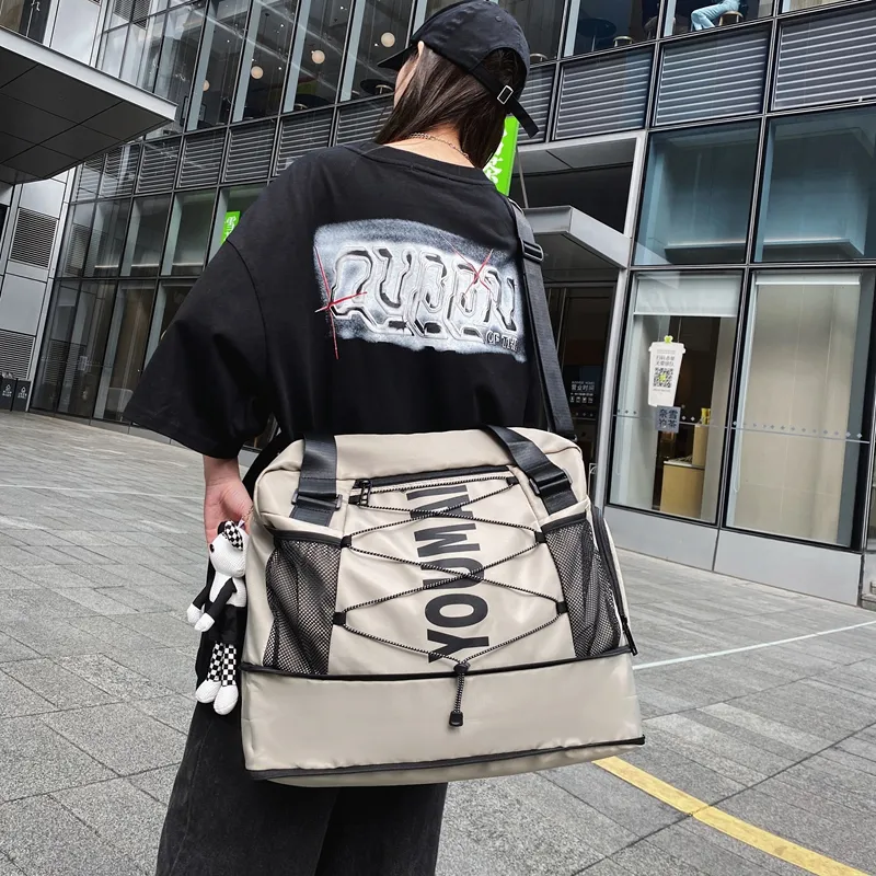 MTribe Nylon Gym Bag Unisex Multicolor-35