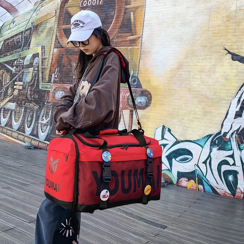 MTribe Oxford Travel Bag Unisex Black/Yellow/Pink/Gray/Red/Turquoise/Army Green-23