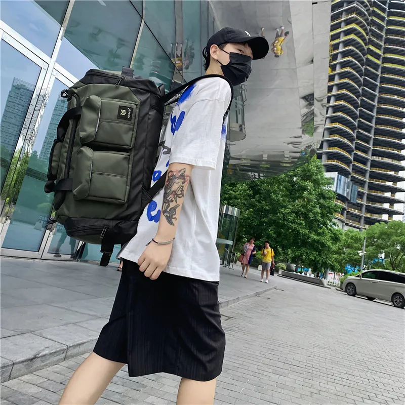 MTribe Nylon Travel Bag Unisex Multicolor-18
