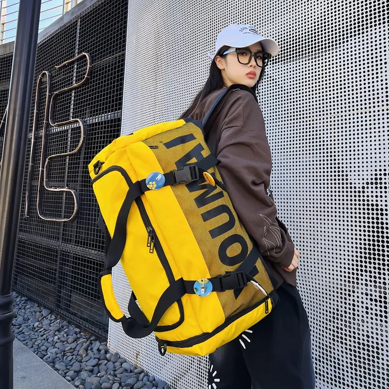 MTribe Oxford Travel Bag Unisex Black/Yellow/Pink/Gray/Red/Turquoise/Army Green-11