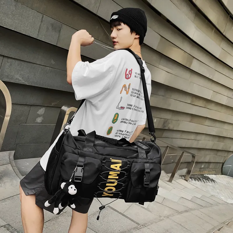 MTribe Nylon Travel Bag Unisex Multicolor-11