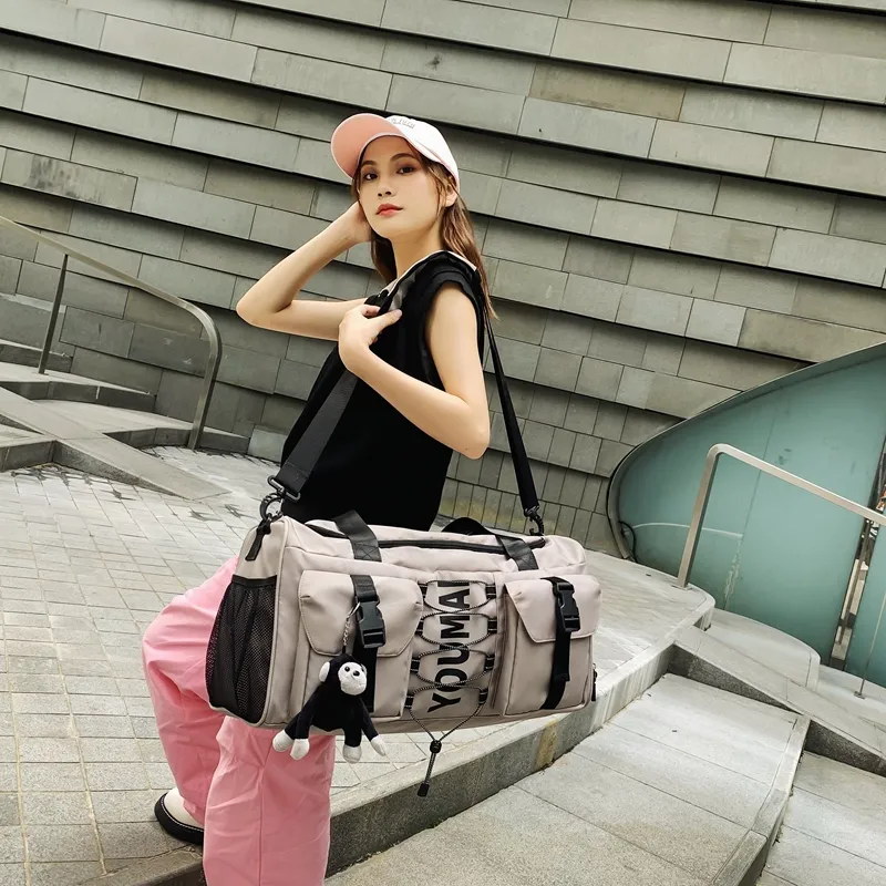 MTribe Nylon Travel Bag Unisex Multicolor-32