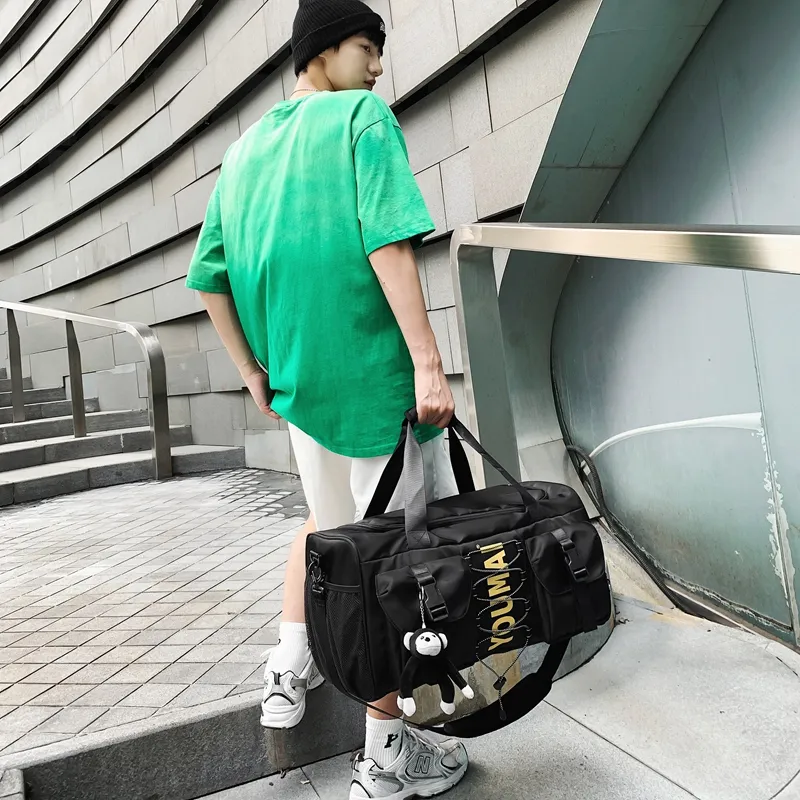 MTribe Nylon Travel Bag Unisex Multicolor-10