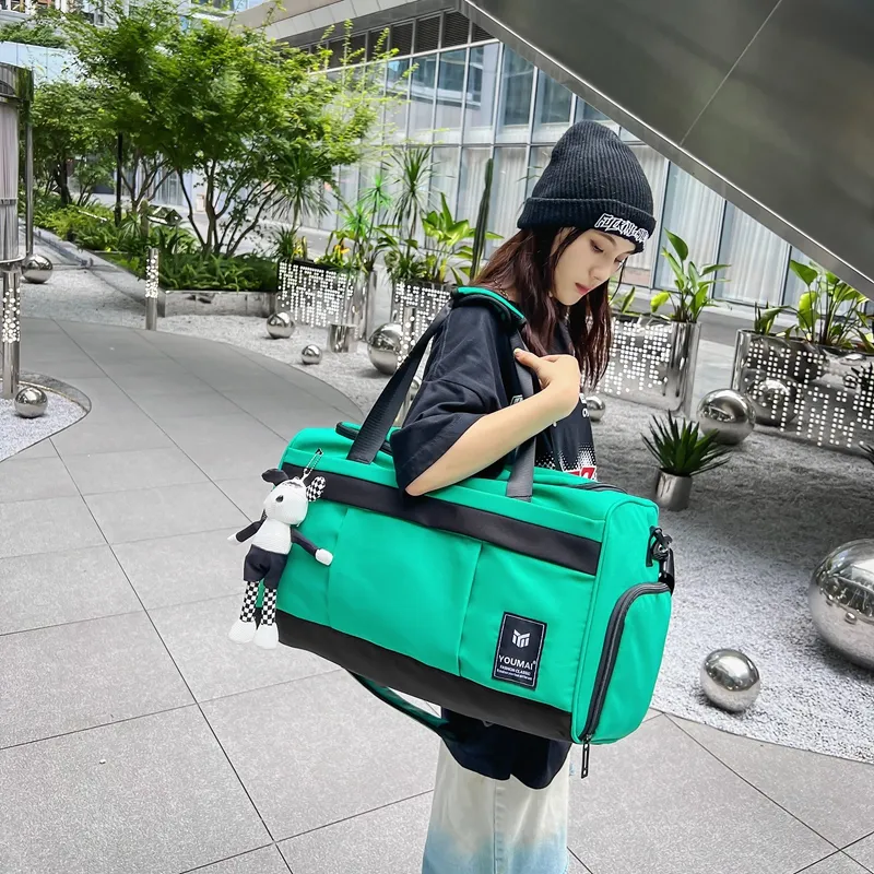 MTribe Nylon Travel Bag Unisex Multicolor-49