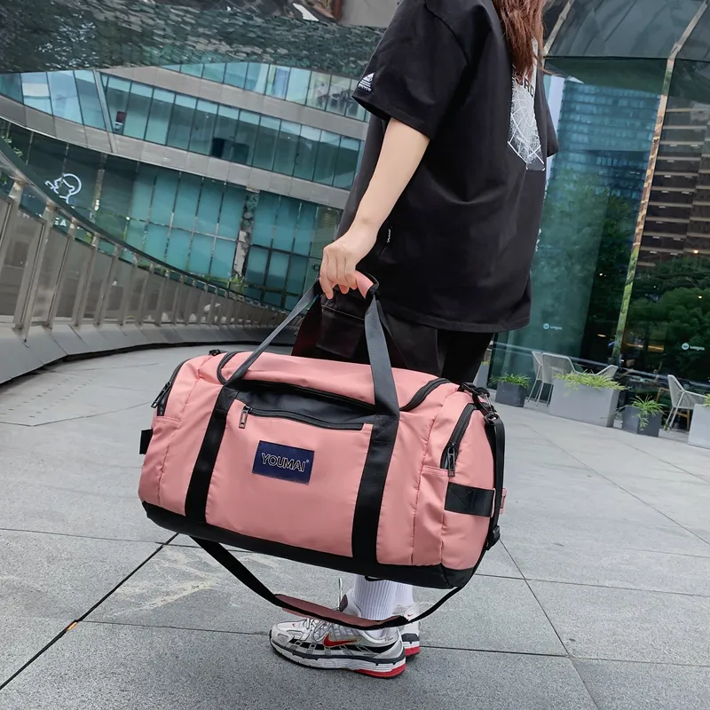 MTribe Nylon With Composite Fabric Travel Bag Unisex Multicolor-25