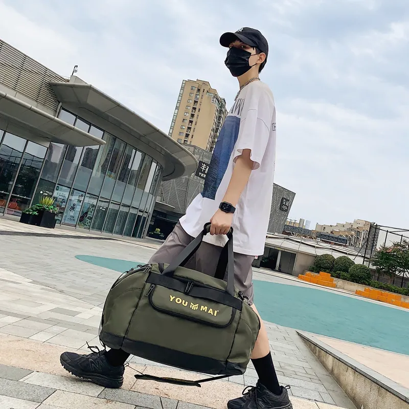 MTribe Nylon With Oxford Travel Bag Unisex Multicolor-29