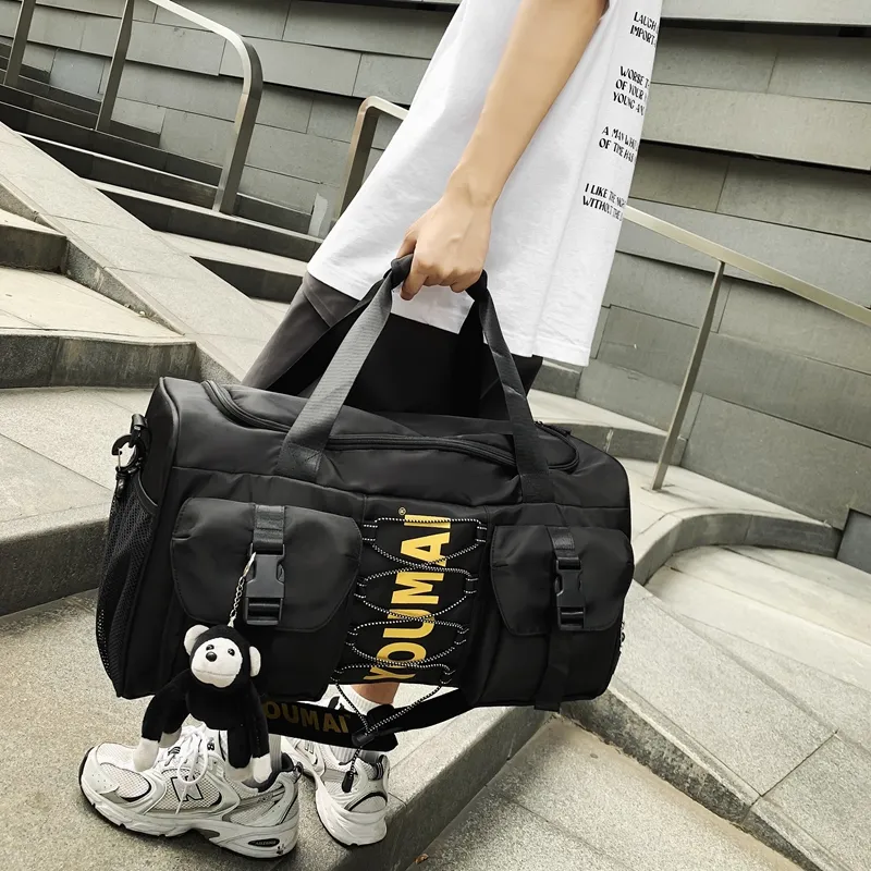 MTribe Nylon Travel Bag Unisex Multicolor-12