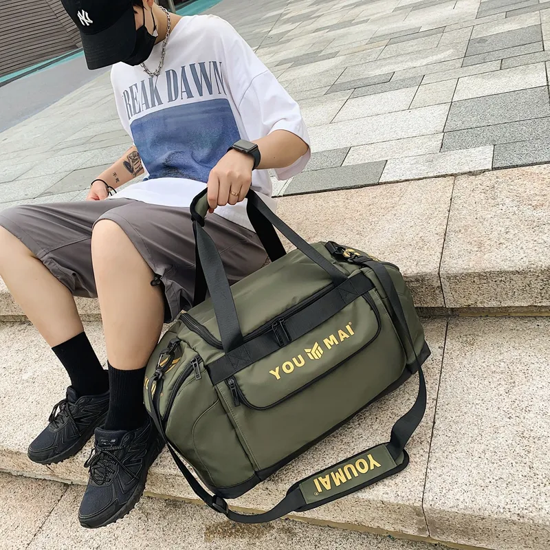 MTribe Nylon With Oxford Travel Bag Unisex Multicolor-34