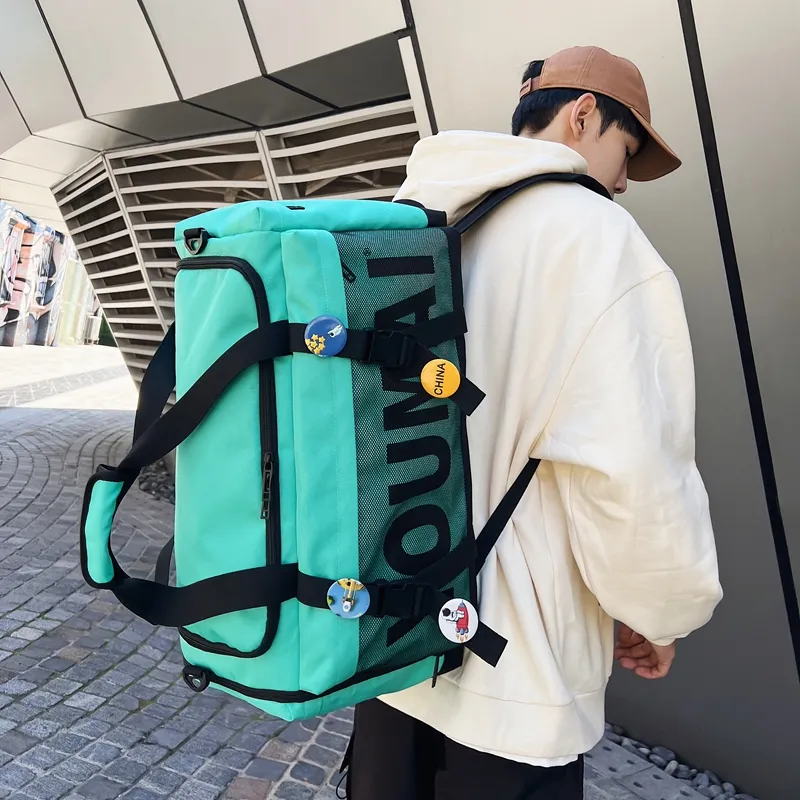 MTribe Oxford Travel Bag Unisex Black/Yellow/Pink/Gray/Red/Turquoise/Army Green-43