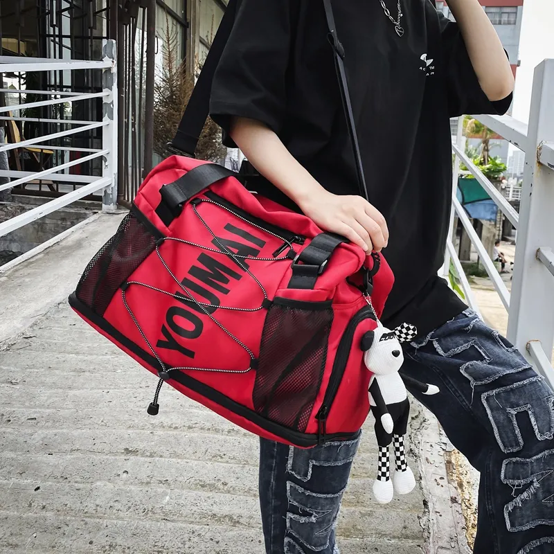MTribe Nylon Gym Bag Unisex Multicolor-17