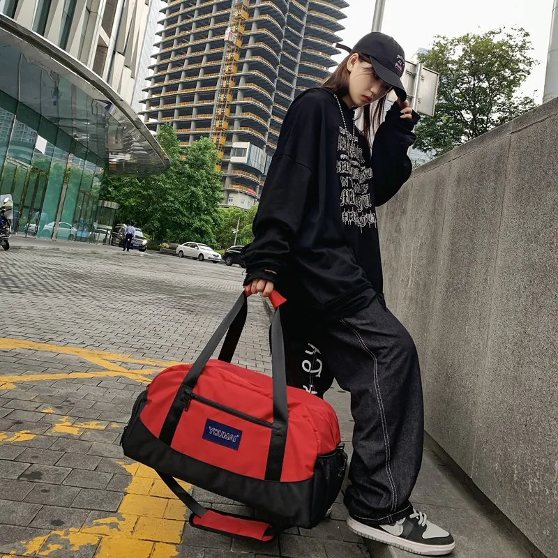 MTribe Nylon With Oxford Travel Bag Unisex Multicolor-11