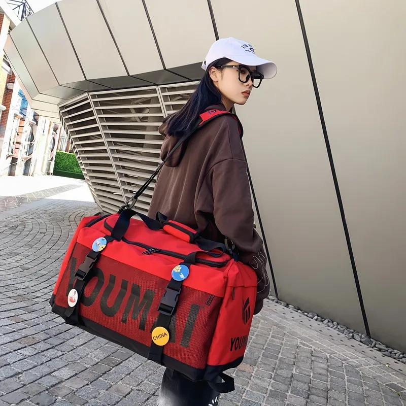 MTribe Oxford Travel Bag Unisex Black/Yellow/Pink/Gray/Red/Turquoise/Army Green-27