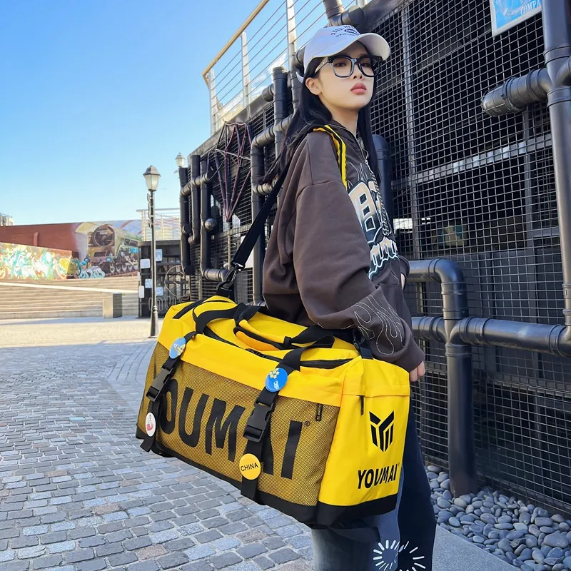 MTribe Oxford Travel Bag Unisex Black/Yellow/Pink/Gray/Red/Turquoise/Army Green-9