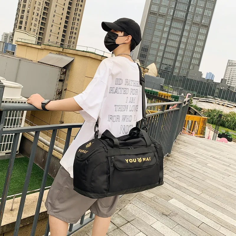MTribe Nylon With Oxford Travel Bag Unisex Multicolor-15
