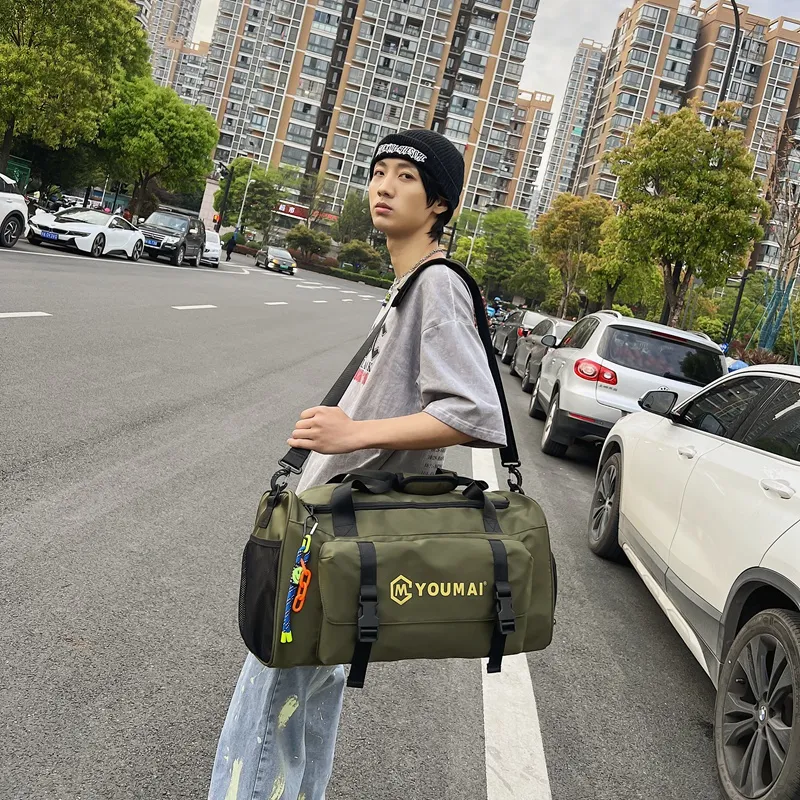 MTribe Nylon Travel Bag Unisex Multicolor-5