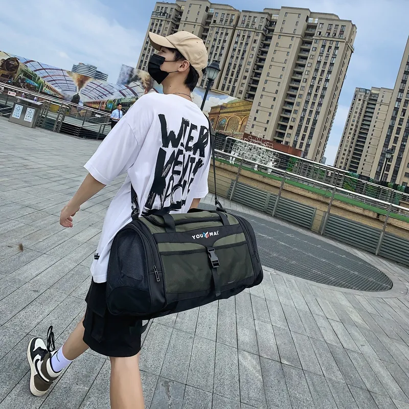 MTribe Nylon Travel Bag Unisex Multicolor-23