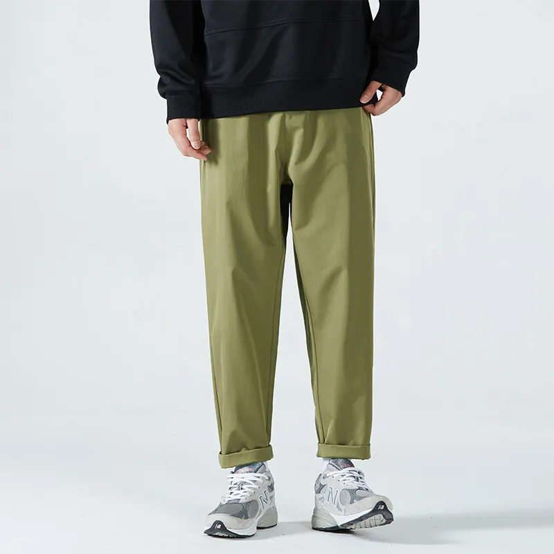 HCHUICHENG Casual Pants Unisex Army Green-16