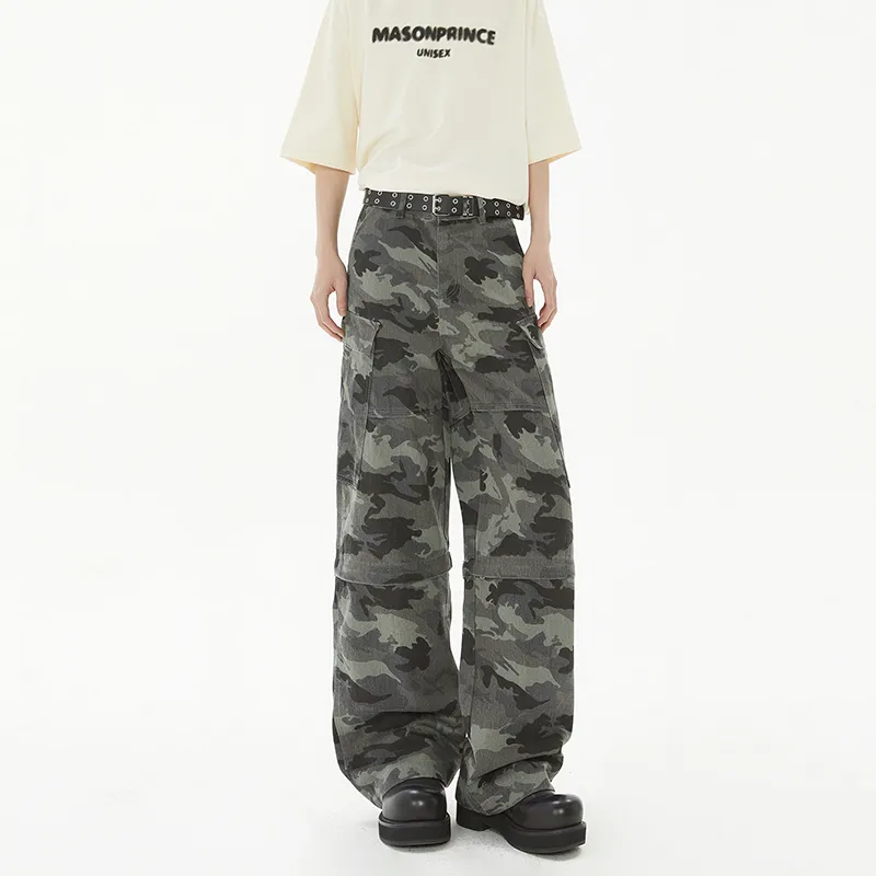 HCHUICHENG Cargo Pants Unisex-10