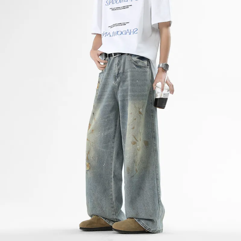 HCHUICHENG Jeans Unisex Light Blue-4