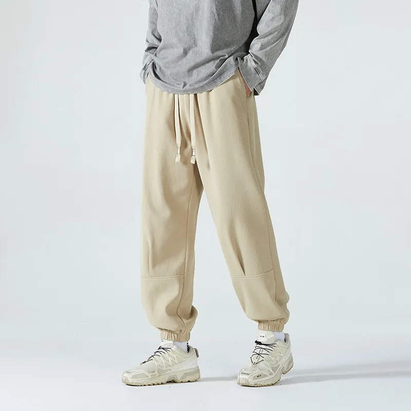 HCHUICHENG Casual Pants Unisex Caramel-17