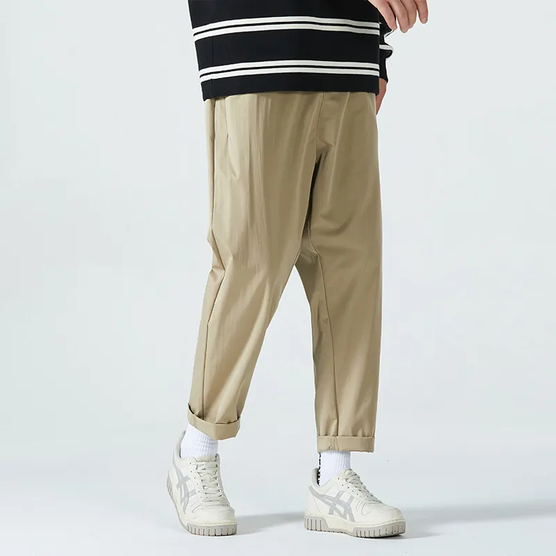 HCHUICHENG Casual Pants Unisex Army Green-10