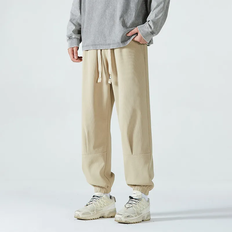 HCHUICHENG Casual Pants Unisex Caramel-18