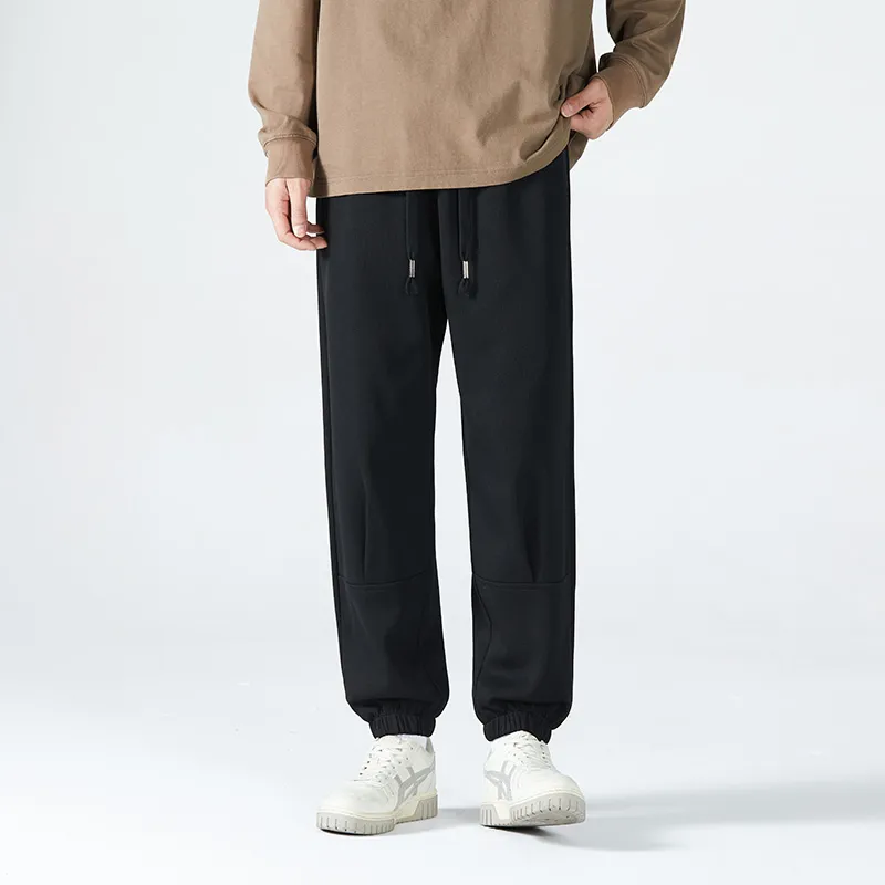 HCHUICHENG Casual Pants Unisex Caramel-2
