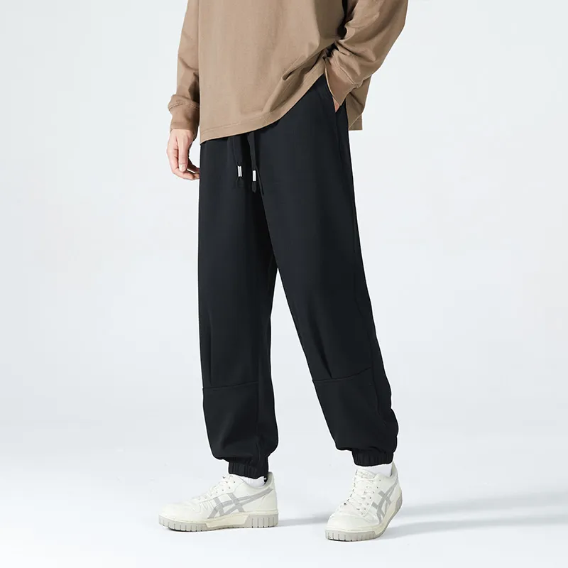 HCHUICHENG Casual Pants Unisex Caramel-5