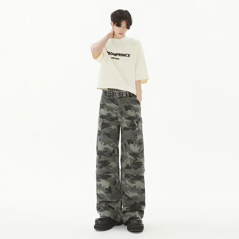 HCHUICHENG Cargo Pants Unisex-13