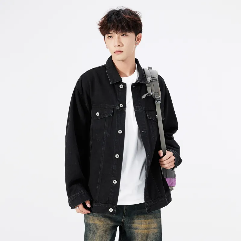 HCHUICHENG Denim Jackets Unisex-6
