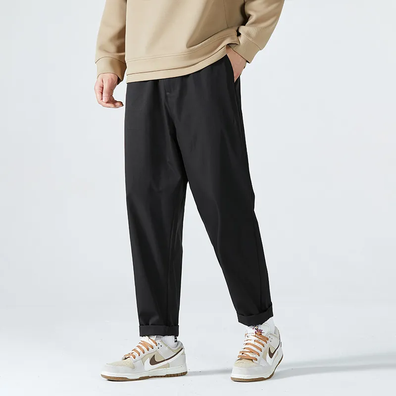 HCHUICHENG Casual Pants Unisex Army Green-3
