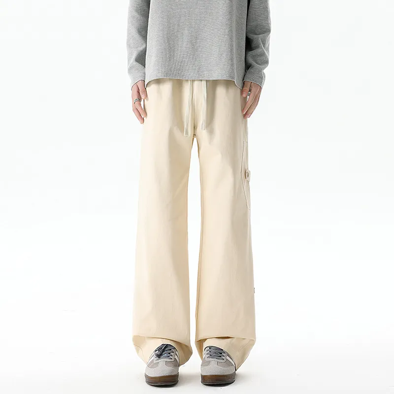 HCHUICHENG Casual Pants Unisex Green-14