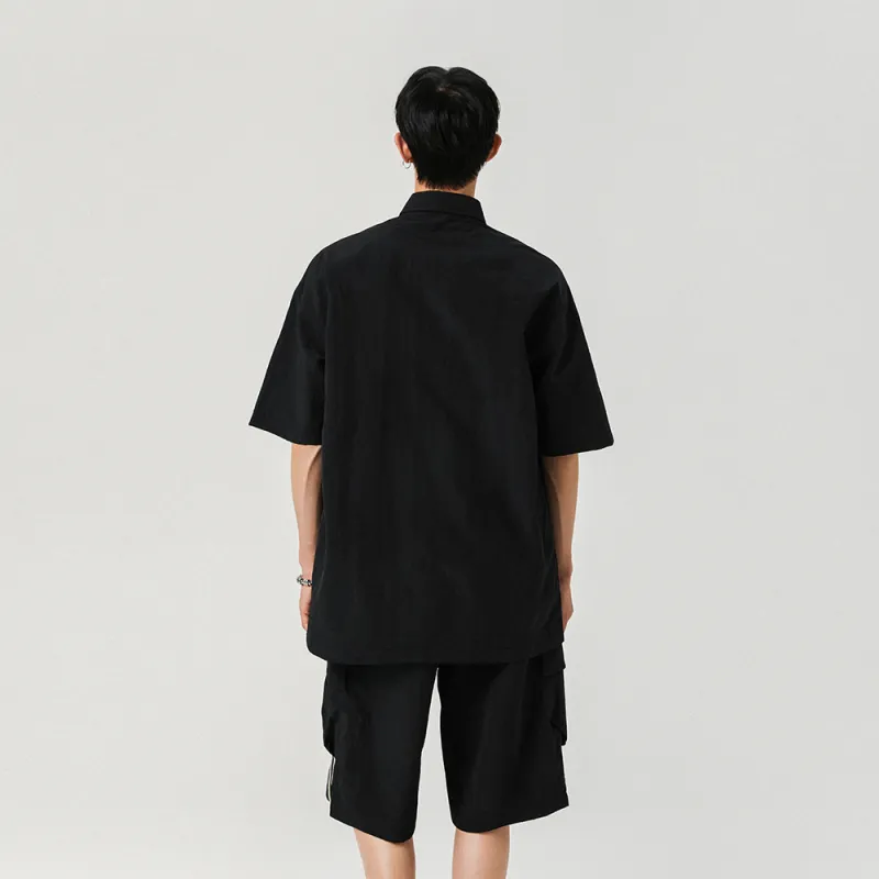 HCHUICHENG Cargo Shorts Unisex Gray-5