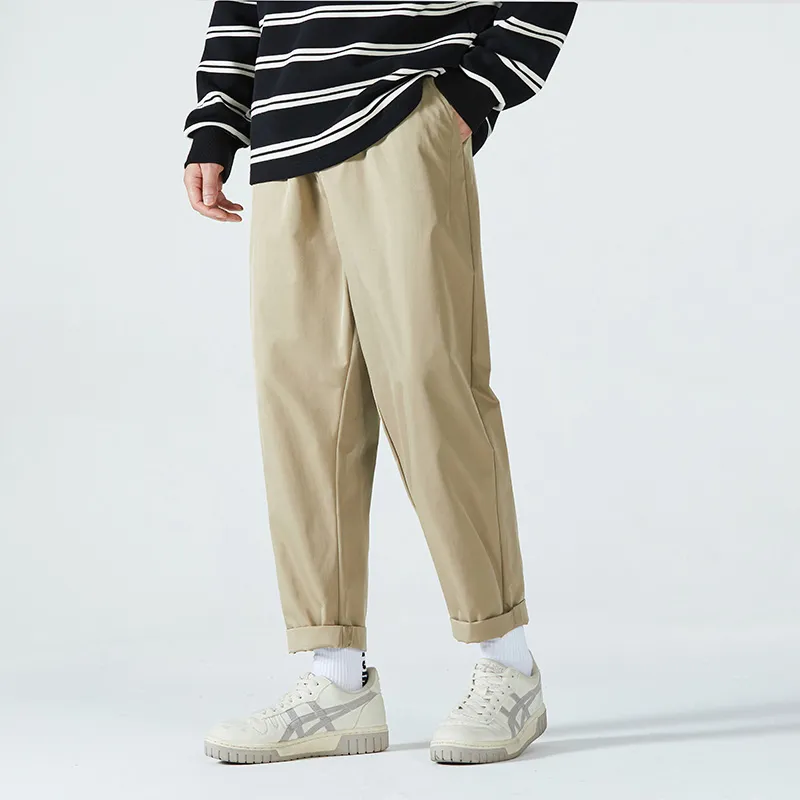 HCHUICHENG Casual Pants Unisex Army Green-11