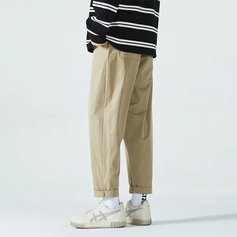 HCHUICHENG Casual Pants Unisex Army Green-13