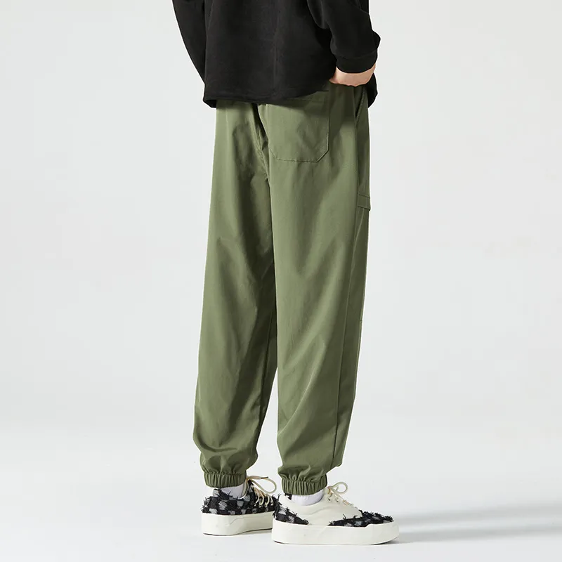 HCHUICHENG Casual Pants Unisex Caramel-9