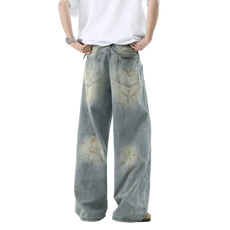 HCHUICHENG Jeans Unisex Light Blue-1