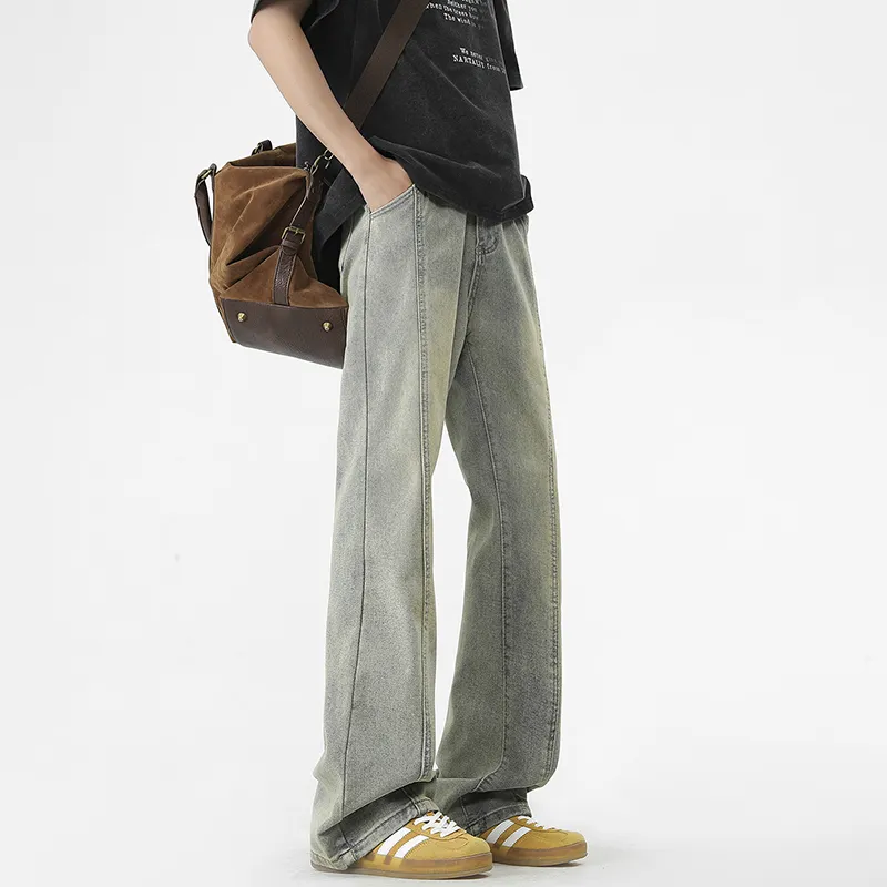 HCHUICHENG Jeans Unisex Washed Color-6