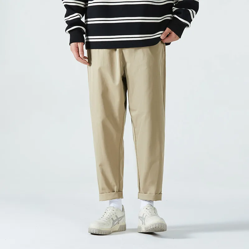 HCHUICHENG Casual Pants Unisex Army Green-9