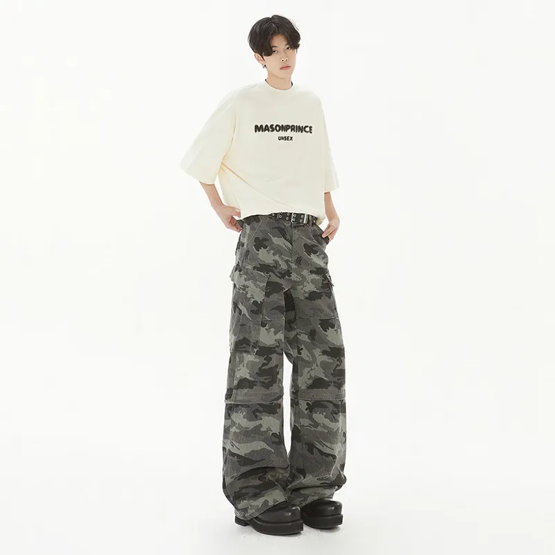 HCHUICHENG Cargo Pants Unisex-4
