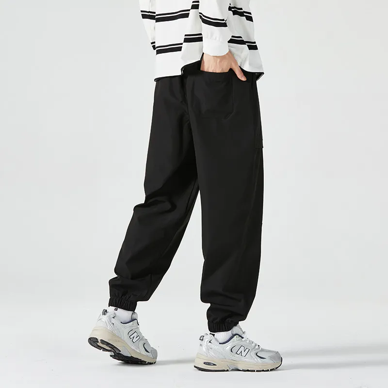 HCHUICHENG Casual Pants Unisex Caramel-2
