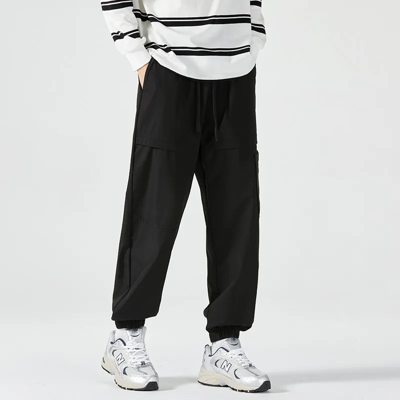 HCHUICHENG Casual Pants Unisex Caramel-6