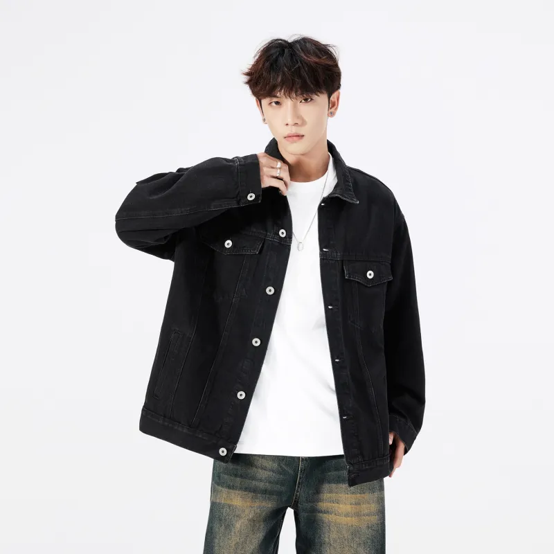 HCHUICHENG Denim Jackets Unisex-4