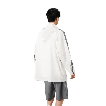 HCHUICHENG Casual Sportswear Unisex White Top+Pants