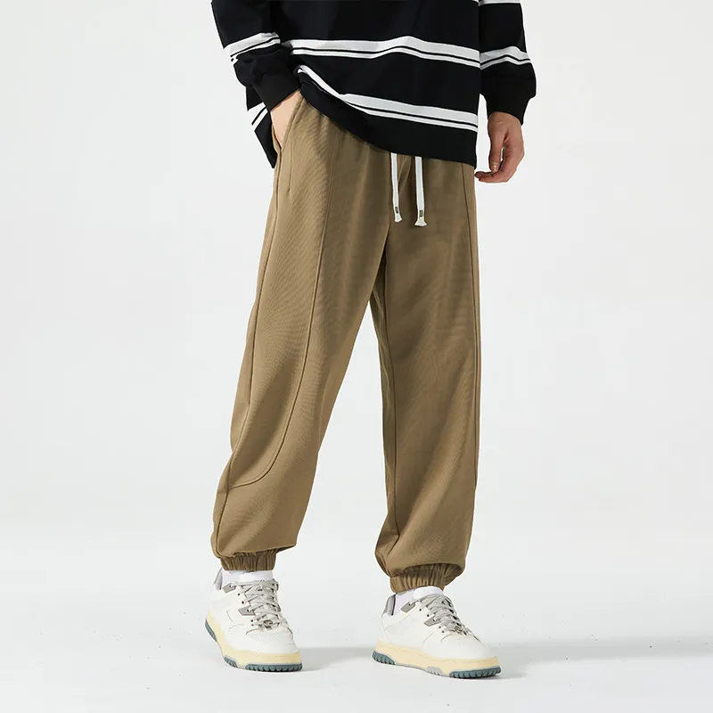 HCHUICHENG Casual Pants Unisex Army Green-12