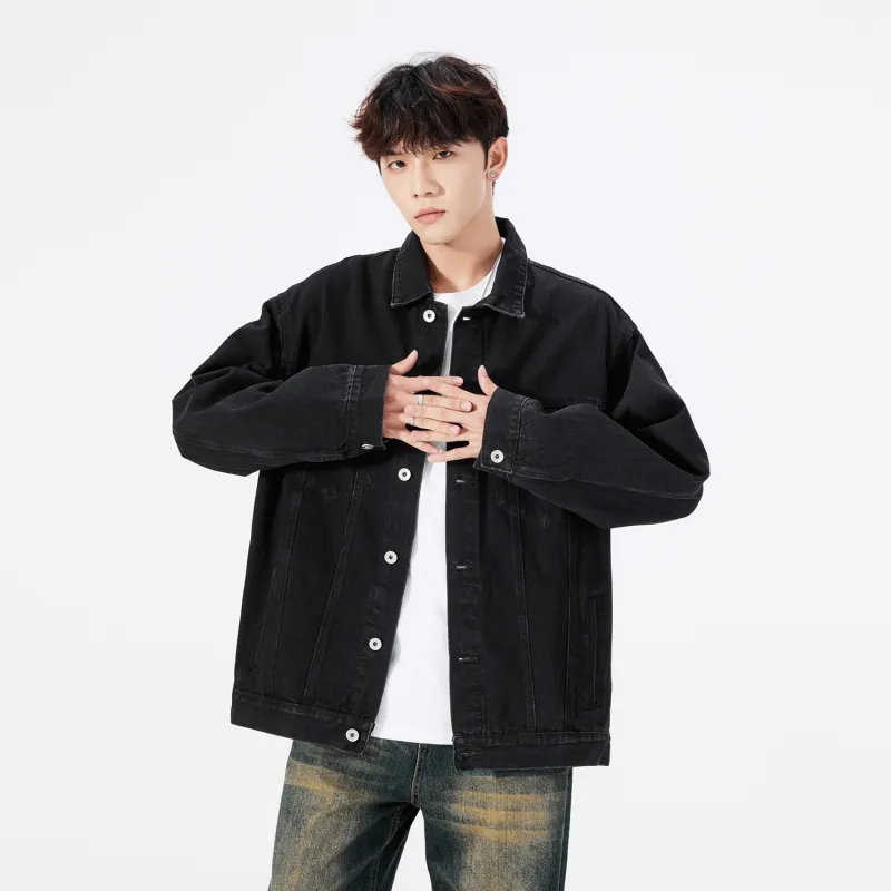HCHUICHENG Denim Jackets Unisex-3
