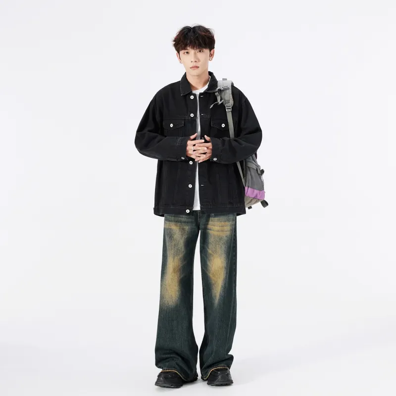 HCHUICHENG Denim Jackets Unisex-5